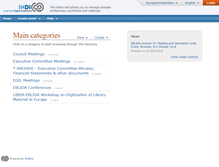 Tablet Screenshot of indico.eblida.org